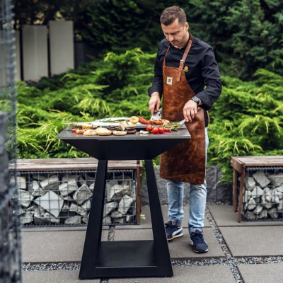 Гриль-вогнище Quan Small, чорний Гриль-вогнище Quan Small, чорний