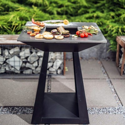 Гриль-вогнище Quan Small, чорний Гриль-вогнище Quan Small, чорний