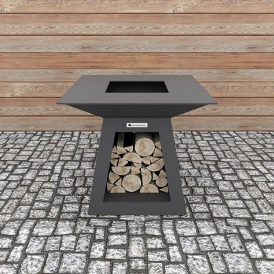 Гриль-вогнище Quan Premium Large, чорний Гриль-вогнище Quan Premium Large, чорний