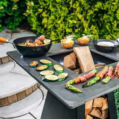 Гриль-вогнище Quan Premium Large, чорний Гриль-вогнище Quan Premium Large, чорний