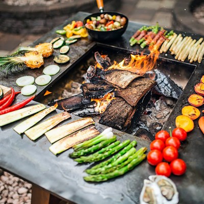 Гриль-вогнище Quan Premium Large, коричневий Гриль-вогнище Quan Premium Large, коричневий