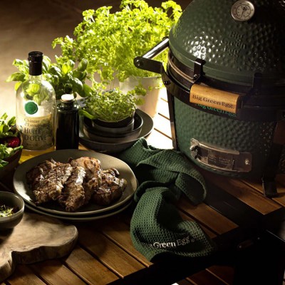 Гриль угольный керамический BIG GREEN EGG MINI MAX Гриль угольный керамический BIG GREEN EGG MINI MAX
