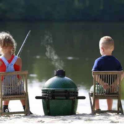 Гриль угольный керамический BIG GREEN EGG MINI MAX Гриль угольный керамический BIG GREEN EGG MINI MAX