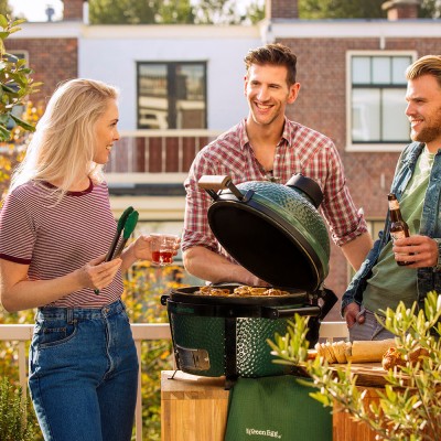 Гриль угольный керамический BIG GREEN EGG MINI MAX Гриль угольный керамический BIG GREEN EGG MINI MAX