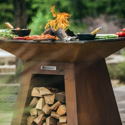 Гриль-вогнище Quan Premium Large, коричневий Гриль-вогнище Quan Premium Large, коричневий