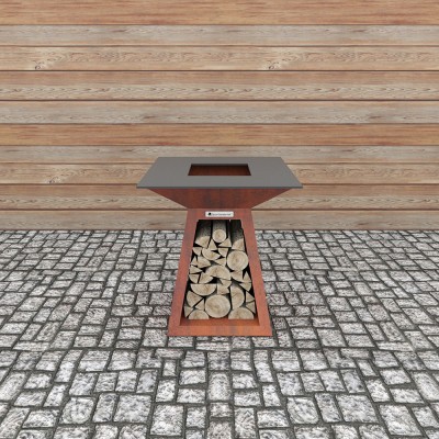 Гриль-осередок Quan Small, коричневий Гриль-осередок Quan Small, коричневий