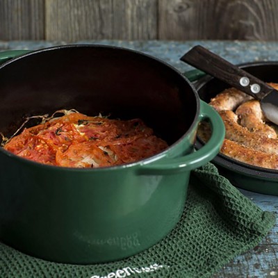 Казан круглий чавунний Big Green Egg Казан круглий чавунний Big Green Egg