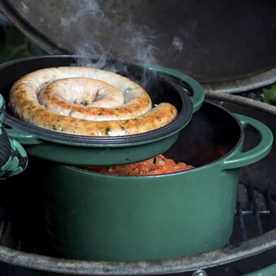 Казан круглий чавунний Big Green Egg Казан круглий чавунний Big Green Egg