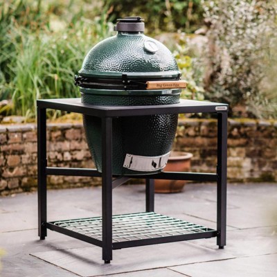 Гриль  BIG GREEN EGG LARGE в каркасному столі Гриль  BIG GREEN EGG LARGE в каркасному столі