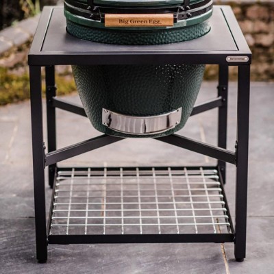 Гриль  BIG GREEN EGG LARGE в каркасному столі Гриль  BIG GREEN EGG LARGE в каркасному столі