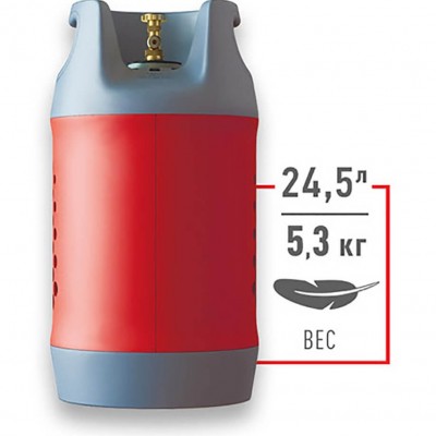 Композитний газовий балон HPC Research 24,5 л. (під євроредуктор) Композитний газовий балон HPC Research 24,5 л. (під євроредуктор)