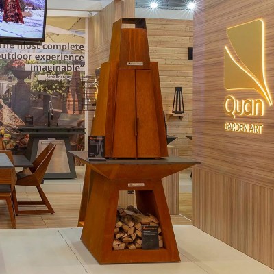 Коптильня Quan, черная