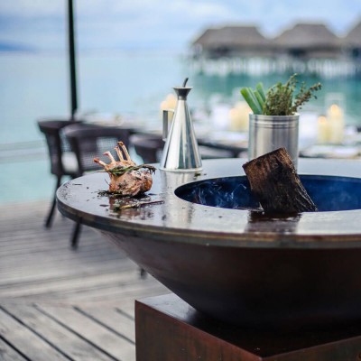 Дров'яний гриль-вогнище OFYR CLASSIC STORAGE CORTEN 85