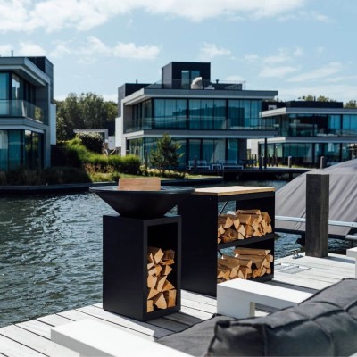 Дров'яний гриль-вогнище OFYR CLASSIC STORAGE BLACK 85