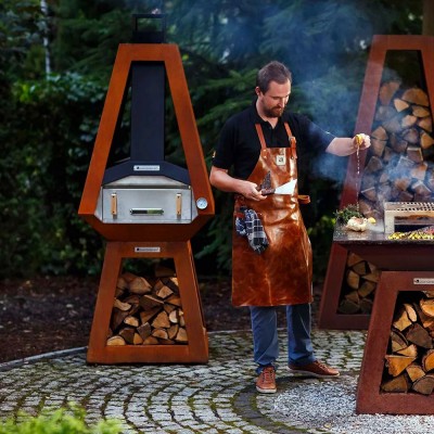 Печь для пиццы Quan, черная