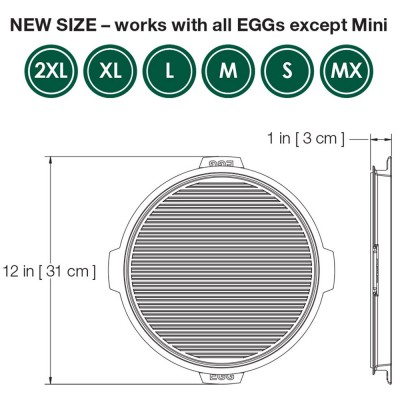 Плита круглая чугунная для гриля Big Green Egg