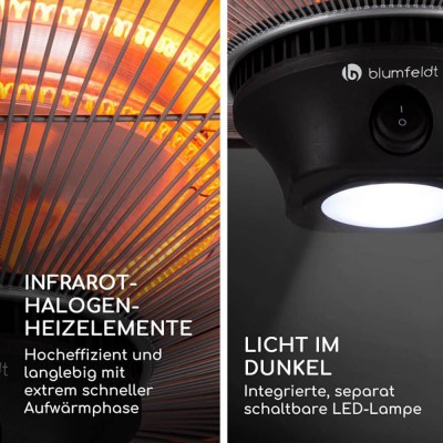 Подвесной инфракрасный электрический обогреватель BLUMFELDT HEAT HEXA Подвесной инфракрасный электрический обогреватель BLUMFELDT HEAT HEXA