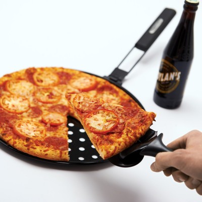 Противень для пиццы антипригарный с ножом Grill Pro, 30 см