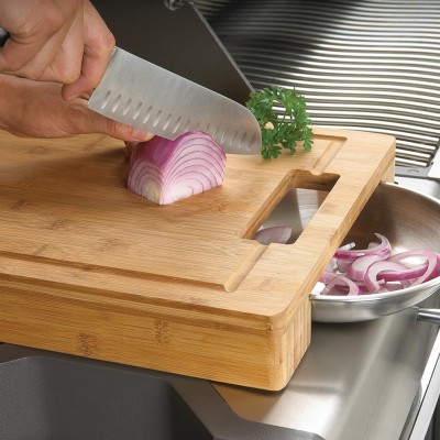 Разделочная доска с двумя емкостями Napoleon