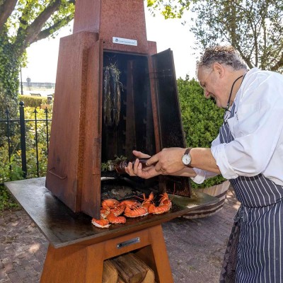 Коптильня Quan, коричневая