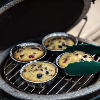 Щипцы металлические Big Green Egg с силиконовыми концами, 30 см