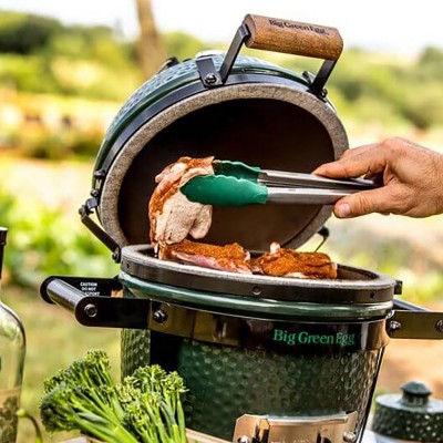 Щипцы металлические Big Green Egg с силиконовыми концами, 30 см