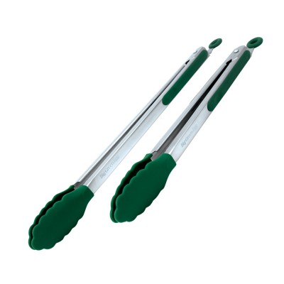 Щипцы металлические Big Green Egg с силиконовыми концами, 30 см