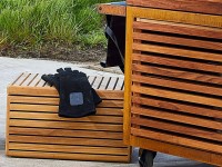 Кожаные перчатки для гриля OFYR, черные