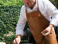 Кожаный фартук OFYR, коричневый