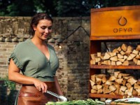 Кожаный фартук OFYR, коричневый