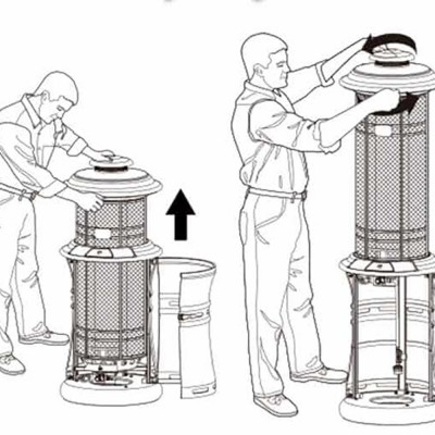Уличный газовый обогреватель ENDERS VULANO