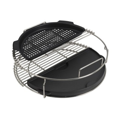 Вставка перфорована напівкругла для BIG GREEN EGG LARGE, сталева Вставка перфорована напівкругла для BIG GREEN EGG LARGE, сталева