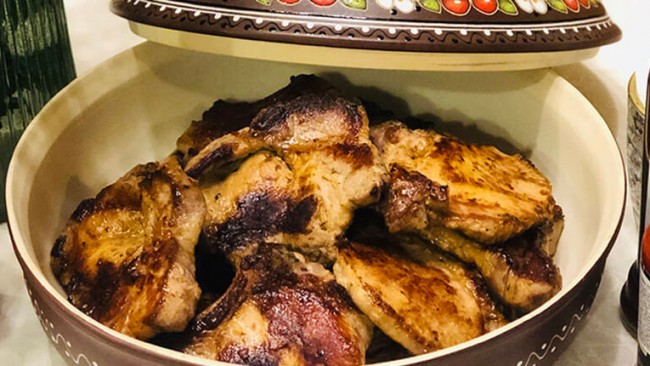 Цыплята на мангале