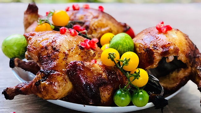 Курчата на баночках з вишневим соком