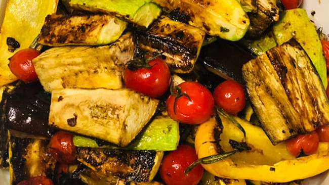 Овощи на мангале